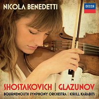 Přední strana obalu CD Shostakovich: Violin Concerto No.1; Glazunov: Violin Concerto