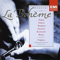 Přední strana obalu CD Puccini:  La boheme