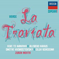 Přední strana obalu CD Verdi: La Traviata