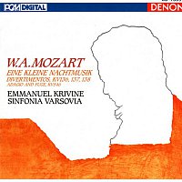 Přední strana obalu CD W.A. Mozart: Eine Kleine Nachtmusik, Divertimentos & Adagio and Fuge