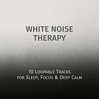 Přední strana obalu CD White Noise Therapy – 10 Loopable Tracks with Frequency Levels from Bright to Deep for Sleep, Focus & Deep Calm