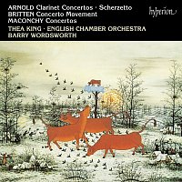 Přední strana obalu CD Arnold, Britten & Maconchy: Clarinet Concertos