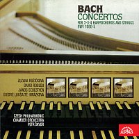 Přední strana obalu CD Bach: Koncerty pro 2 - 3 - 4 cembala a orchestr, BWV 1060-5