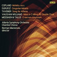 Přední strana obalu CD A Cappella Works by Copland, Duruflé, Tavener, Vaughan Williams, Messiaen & Tallis