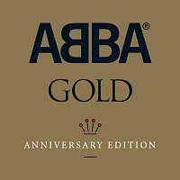 Přední strana obalu CD Abba Gold Anniversary Edition