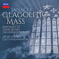 Přední strana obalu CD Janáček: Glagolitic Mass; Taras Bulba; Sinfonietta; The Fiddler’s Child