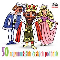 Přední strana obalu CD 50 nejznámějších českých pohádek
