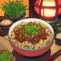 Přední strana obalu CD Dan Dan Noodles