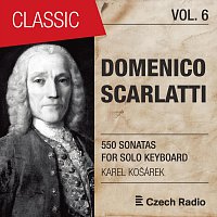 Přední strana obalu CD Domenico Scarlatti: 550 Sonatas for Solo Keyboard, Vol. 6 (Karel Košárek)