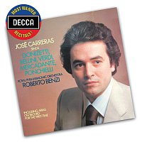 Přední strana obalu CD José Carreras Sings Donizetti, Bellini, Verdi, Mercadente, Ponchielli