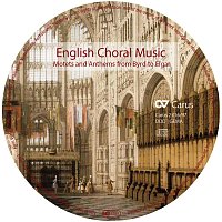 Přední strana obalu CD English Choral Music. Motets and Anthems from Byrd to Elgar