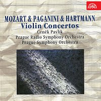 Přední strana obalu CD Houslové koncerty /Mozart, Paganini, Hartmann