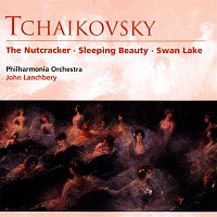 Přední strana obalu CD Tchaikovsky The Nutcracker . Sleeping Beauty . Swan Lake