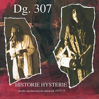 Přední strana obalu CD Historie hysterie. Archiv dochovaných nahrávek 1973-75