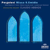 Přední strana obalu CD Pergolesi: Missa S. Emidio; Salve Regina in f Minor; Manca la guida al pie; Laudate pueri Dominum
