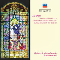 Přední strana obalu CD Bach, J.S.: Orchestral Suites Nos. 2 & 3; Cantatas Nos. 45, 67, 101, 105 & 130; Sinfonias from Cantatas Nos. 12 & 31