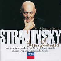 Přední strana obalu CD Stravinsky: Symphony in C/Symphony in 3 Movements/Symphonie de Psaumes