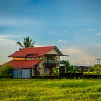 Přední strana obalu CD Village