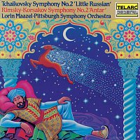Přední strana obalu CD Tchaikovsky: Symphony No. 2 in C Minor, Op. 17, TH 25 "Little Russian" - Rimsky-Korsakov: Symphony No. 2 in F-Sharp Minor, Op. 9 "Antar"