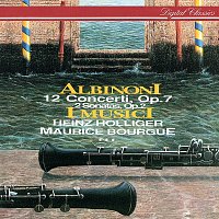 Přední strana obalu CD Albinoni: 12 Concerti Op. 7; 2 Sonatas Op. 2