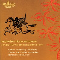 Přední strana obalu CD Prokofiev: Scythian Suite; Lieutenant Kijé / Khachaturian: Gayaneh