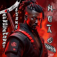 Přední strana obalu CD Afrosamurai (Yasuke)
