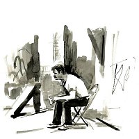 Přední strana obalu CD Bent Shoulders