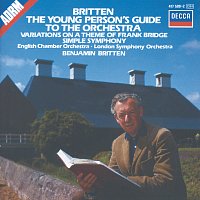 Přední strana obalu CD Britten: The Young Person's Guide to the Orchestra; Simple Symphony, etc.