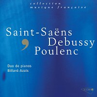 Přední strana obalu CD Saint-Saens-Debussy-Poulenc - Oeuvres pour deux pianos
