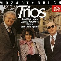 Přední strana obalu CD Bruch, Mozart: Tria pro klarinet, violu a klavír