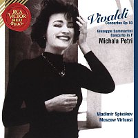 Přední strana obalu CD Michala Petri Plays Vivaldi Concertos