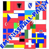 Přední strana obalu CD EM Fussball-Party