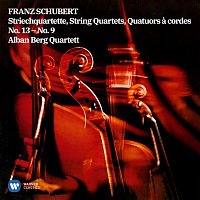 Přední strana obalu CD Schubert: String Quartets Nos. 9 & 13 "Rosamunde"
