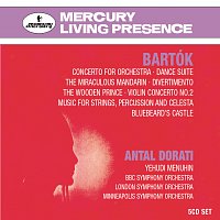 Přední strana obalu CD Doráti conducts Bartók