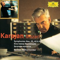 Přední strana obalu CD Mozart: Symphonies Nos.39, 40 & 41; Eine kleine Nachtmusik; Serenata notturna