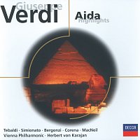 Přední strana obalu CD Verdi: Aida (highlights)