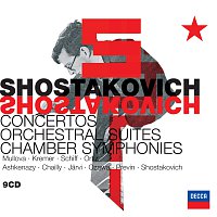 Přední strana obalu CD Shostakovich: Orchestral Music & Concertos