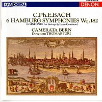 Přední strana obalu CD C.P.E. Bach: 6 Hamburg Symphonies, Wq. 182