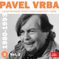 Přední strana obalu CD Nejvýznamnější textaři české populární hudby Pavel Vrba 3 (1980-1993) Vol. 2