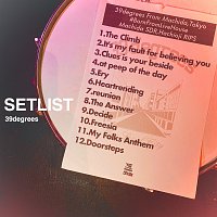 Přední strana obalu CD Setlist
