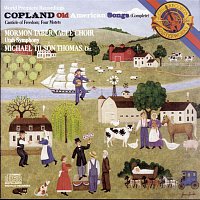 Přední strana obalu CD Copland: Old American Songs & Canticle of Freedom & Four Motets