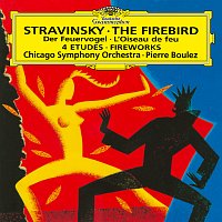 Přední strana obalu CD Stravinsky: L'Oiseau de feu; Feu d'artifice; 4 Etudes