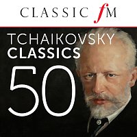 Přední strana obalu CD 50 Tchaikovsky Classics (By Classic FM)