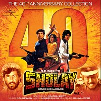 Přední strana obalu CD Sholay Songs And Dialogues, Vol. 1 [Original Motion Picture Soundtrack]