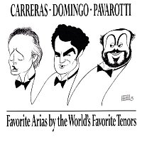 Přední strana obalu CD Favorite Arias by the World's Favorite Tenors