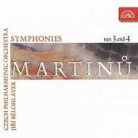 Přední strana obalu CD Martinů: Symfonie č. 3, 4