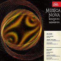 Přední strana obalu CD Musica Nova Bohemica et Slovenica, Klusák, Blatný, Pololáník, Rychlík