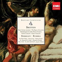 Přední strana obalu CD British Composers - Britten, Berkeley & Rubbra