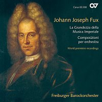 Přední strana obalu CD Johann Joseph Fux: La Grandezza della Musica Imperiale. Composizioni per orchestra