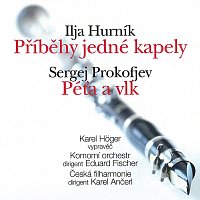 Přední strana obalu CD Hurník, Prokofjev: Příběhy jedné kapely, Péťa a vlk